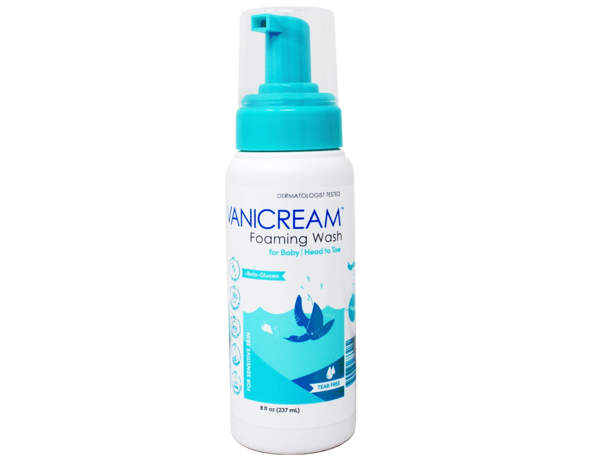 (3 pack) Vanicream Foaming Wash, For Baby, Sensitive Skin, Tear Free, 8 fl oz (237 ml)