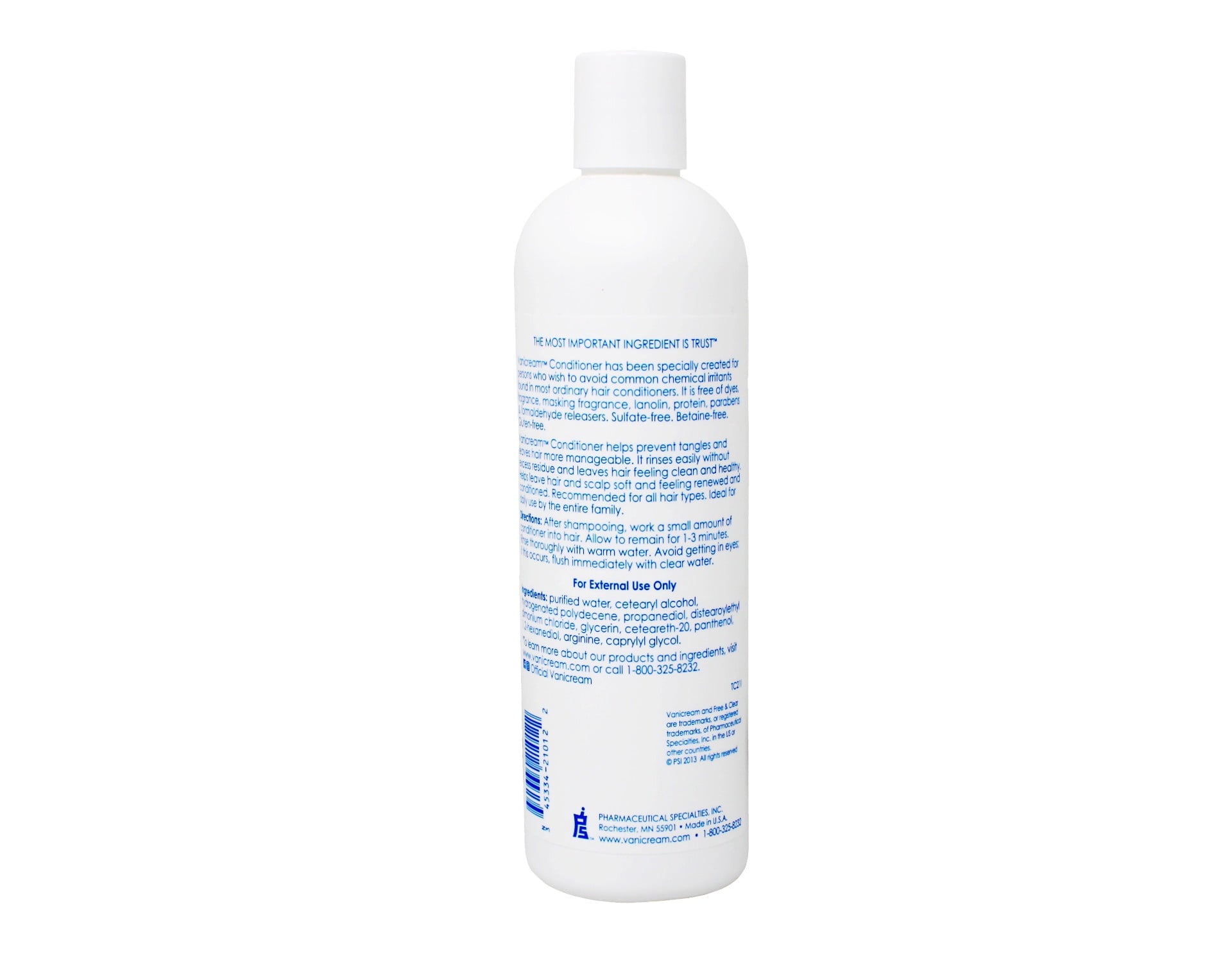 Vanicream Hair Conditioner for Sensitive Skin, 12 FL OZ (Pack of 3)