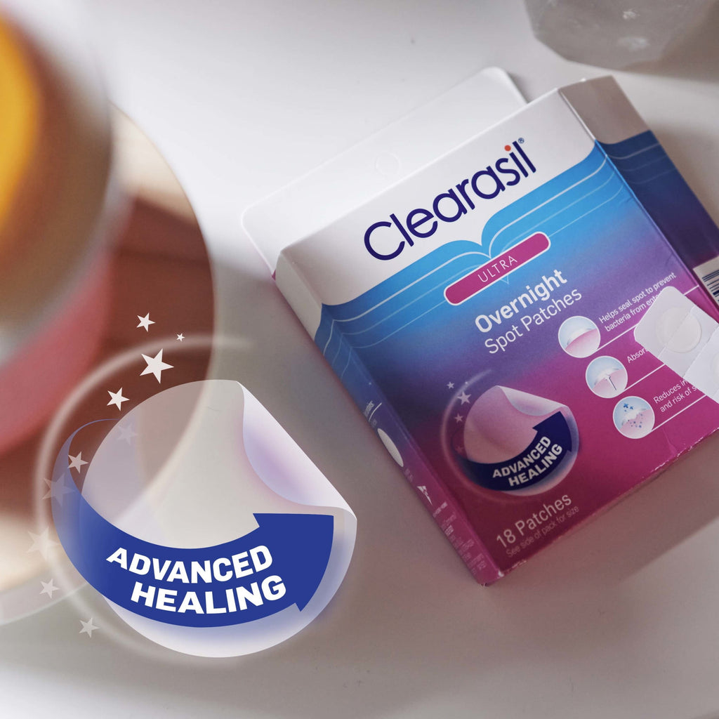 Clearasil Ultra Overnight Acne Spot Patches, 18 count