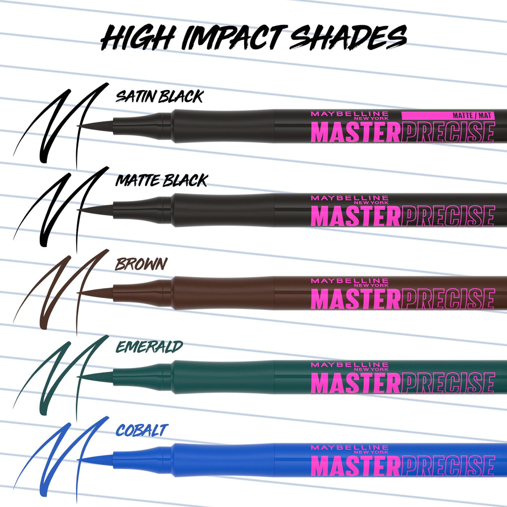 Maybelline Master Precise All Day Liquid Eyeliner, Emerald Green