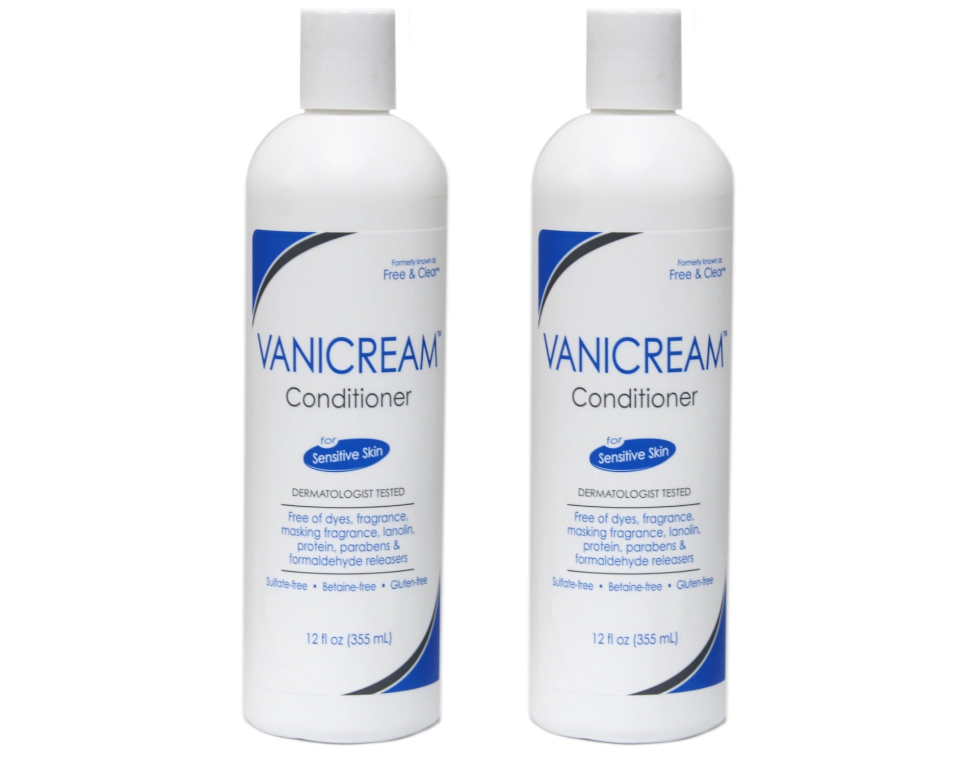 Vanicream Hair Conditioner for Sensitive Skin, 12 FL OZ (Pack of 2)