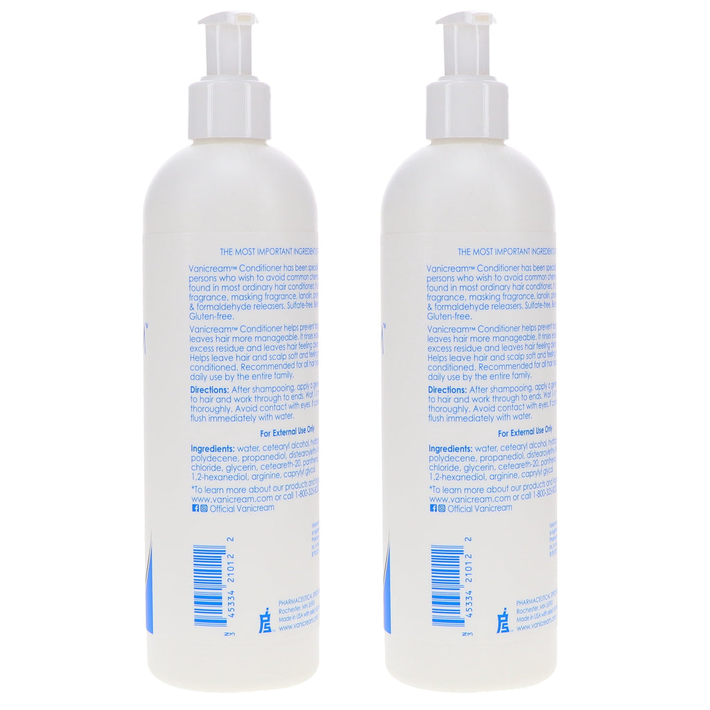 Vanicream Conditioner 12 oz 2 Pack